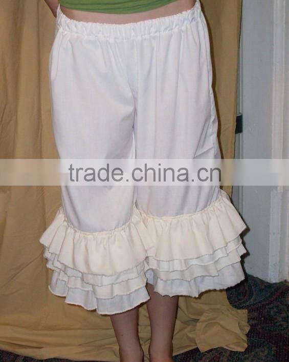 Black dots cotton trousers drape girl wholesale loose pants