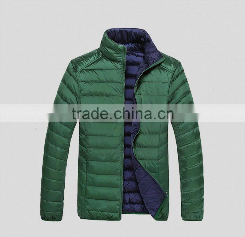 2016 men's warm winter customized down jacket