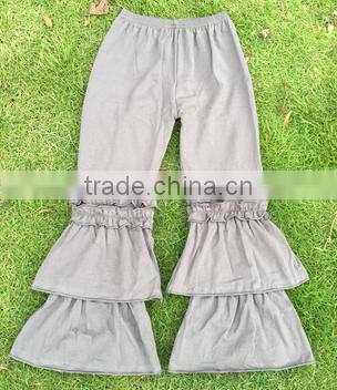 wholesale icing girls pants houndstooth leggings baby icing ruffle pants