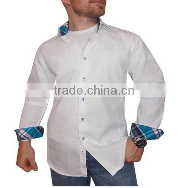 2016 new wholesale Casual Slim Fit Fashion Wrinkle Free custom mens casual dress shirts