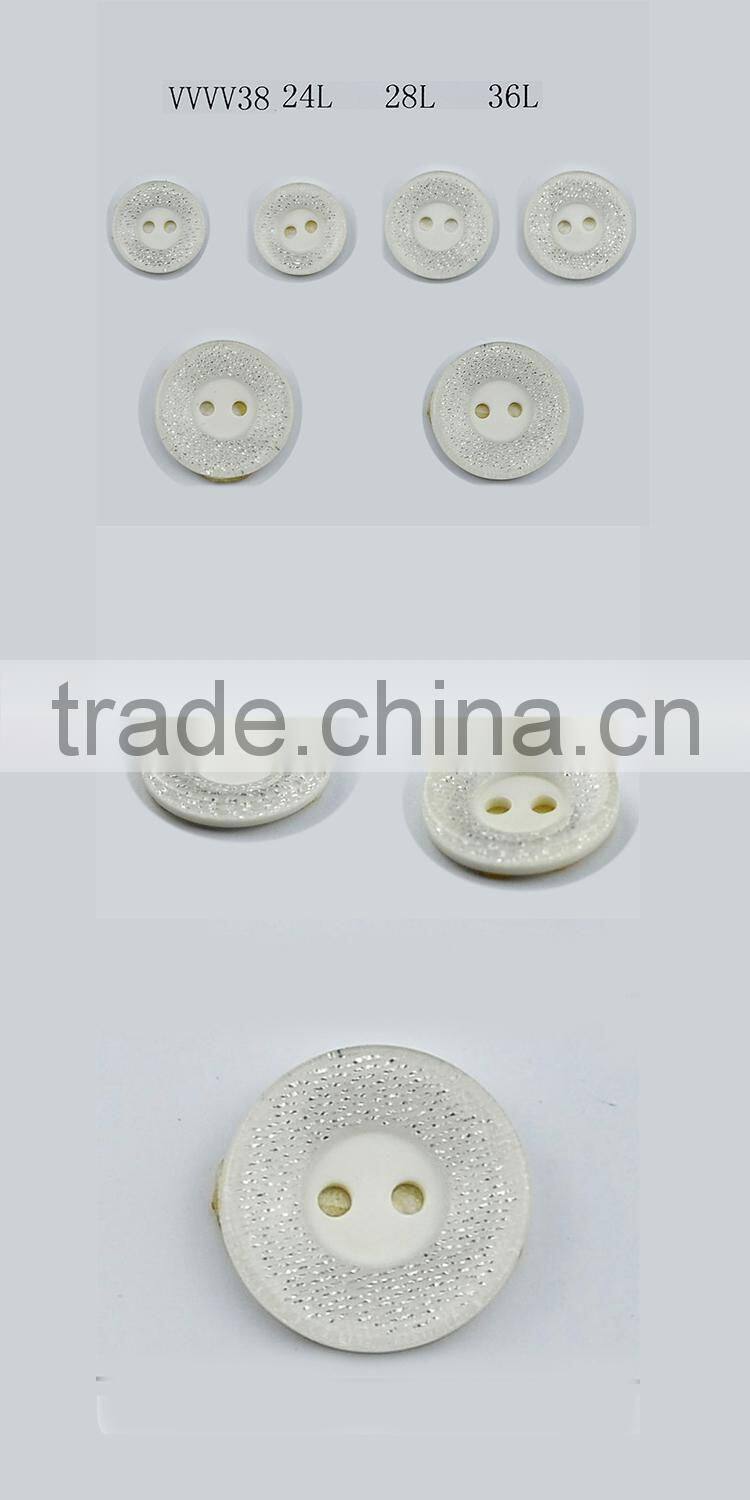 Silver Decorative Bottom Transparent Buttons