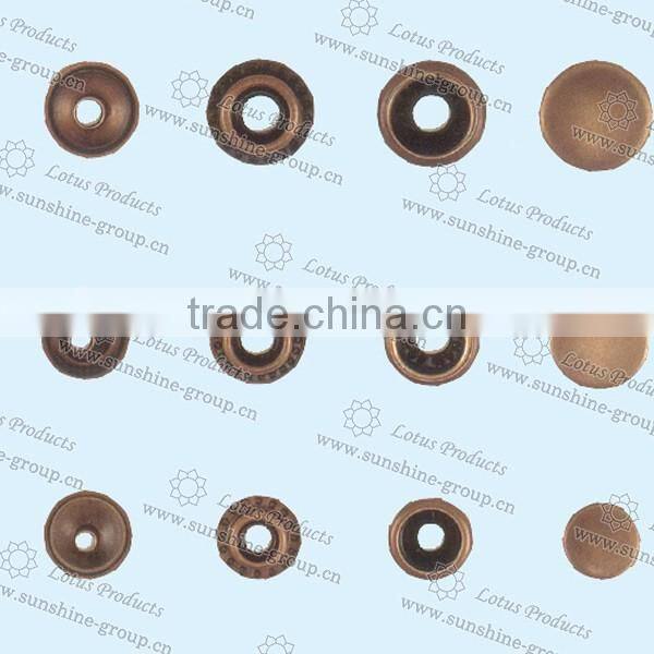 Customized Cheap Good Quality Alloy Garment Button Snap Button Metal Button