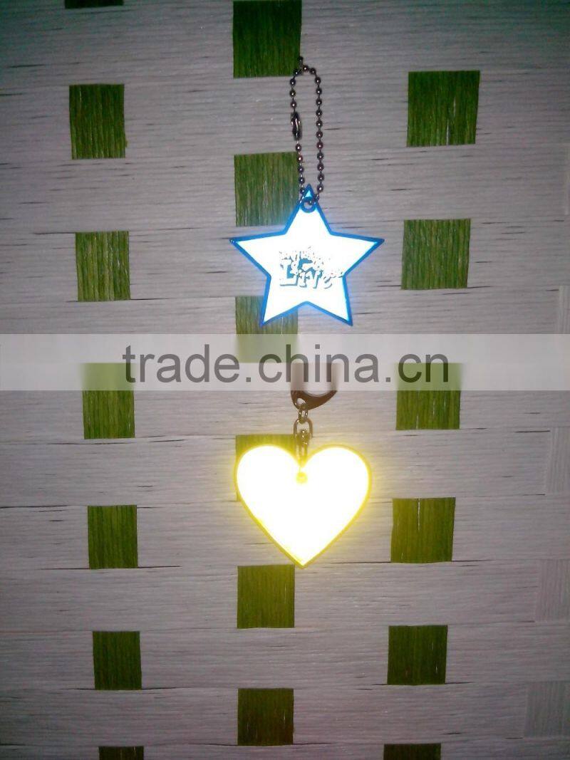 Glow in the Dark Reflective Key Ring for Gifts