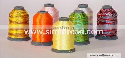 all colors polyester thread for embroidery of good quality from china