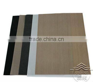 Fiberglass fabric coated with PTFE