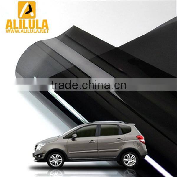 Black color 1ply removable car window film