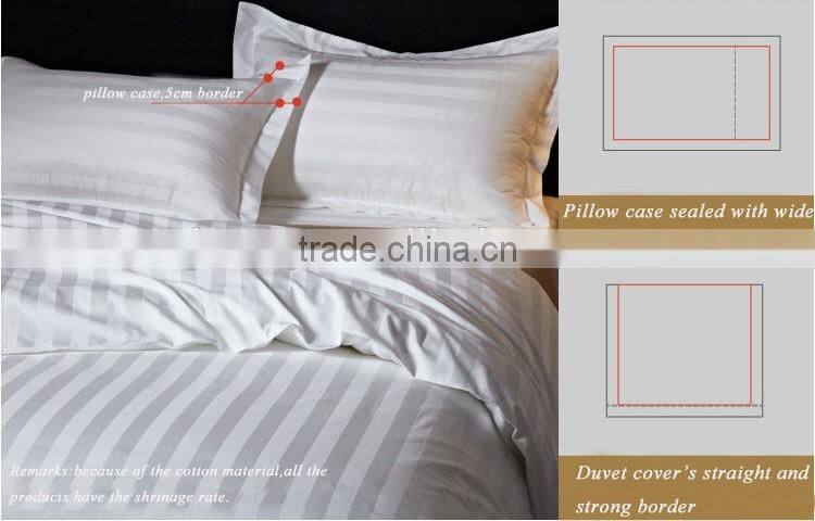 hot selling luxury 100 cotton stripe bedding set