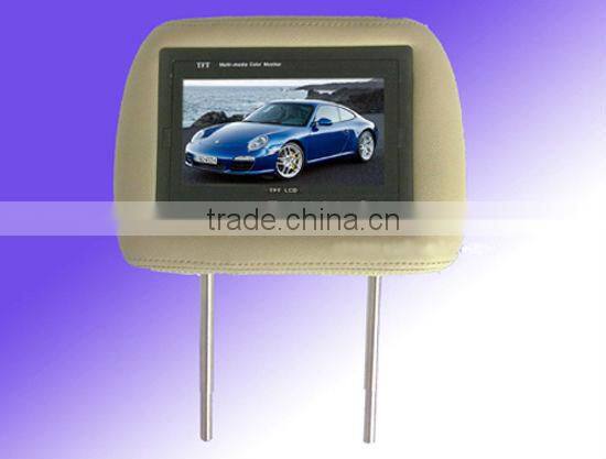 Connect with Car DVD VCD 7 inch Headrest Monitor Pillow