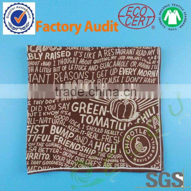 High quality custom design fashion printing lady scarf