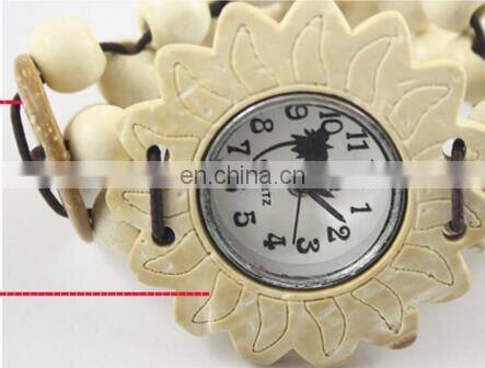 wholesale bracelet Coconut shell watch wooden stretch elasticity watches fashion popular women men watches wholesale