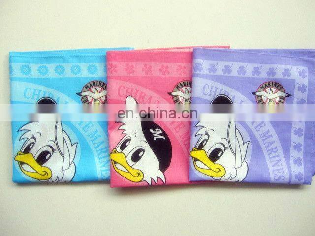 beautiful design for children's printed cotton handkerchief