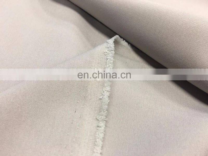 shaoxing factory 2017 new design TR stretched suiting fabric with spandex,wh-2742