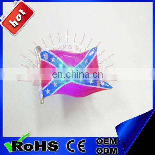 hot selling hot selling flag led flashing pins for all countries all over the world