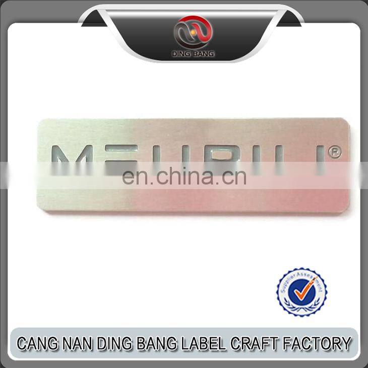 Aluminum Metal Name Label Tag Custom Logo Engraving