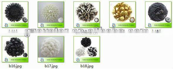 Wholesale Gold handmade beads button for lady shoes