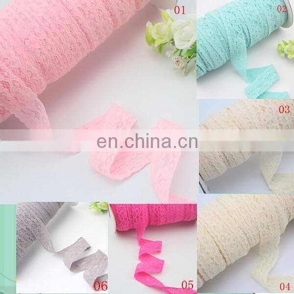 1" width red elastic Stretch Lace