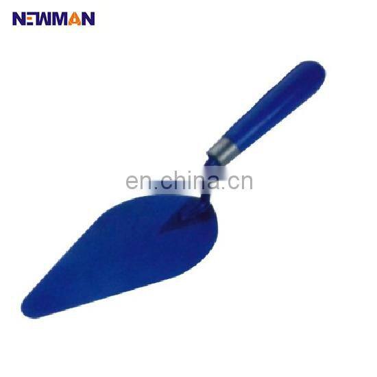 NEWMAN I1005 popular types hand bricky tools rubber handle stainless steel masonry trowel