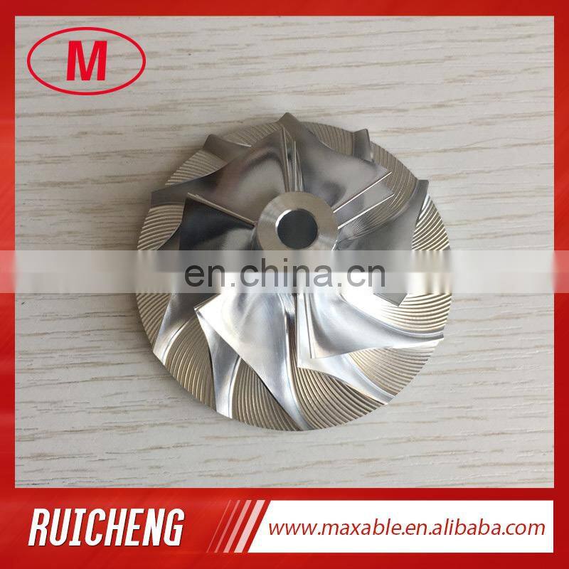 RHC6 41.59/64.96mm 6+6 blades Turbocharger Billet/milling/aluminum 2618 compressor wheel for CXAD