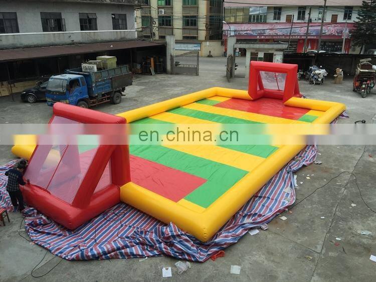 Giant Inflatable Indoor Or Outdoor Used Soap Soccer Football Game Field Funny Inflatable Soccer Court For Sale