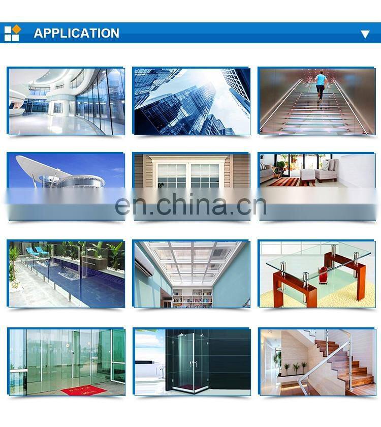 4mm 5mm Clear Tempered Float Glass Price m2