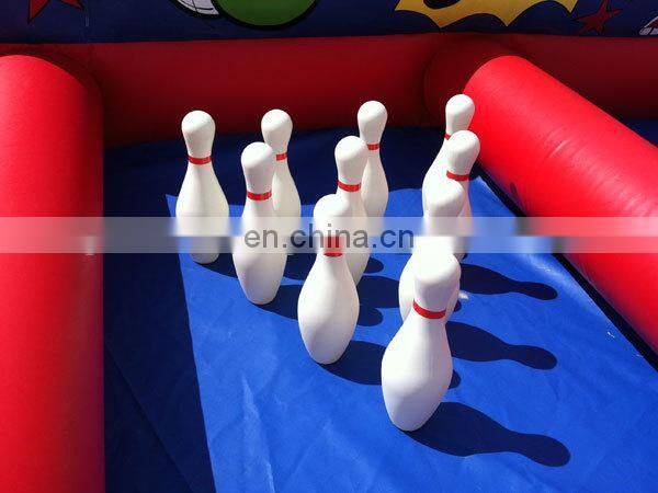 Customized kids and adults inflatable bowling balls toy games for sale