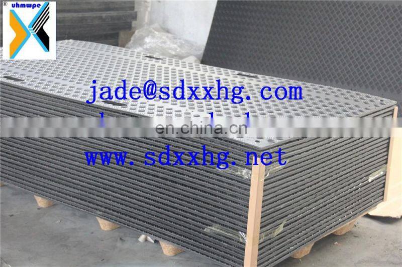 HDPE portable road mat pe temporary roadways for wetland HDPE ground protection mat