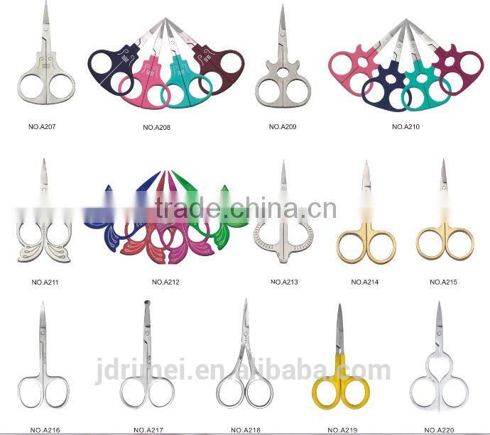 curved scissors blunt perfect with eyebrow razor manicure scissors