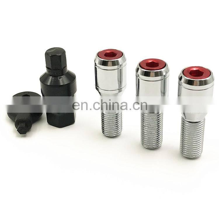 China gold supplier truck racing m14 x 1.5 steel wheel bolt