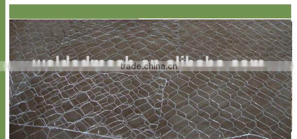 PVC coated galvanized hexagonal 1X1X1 gabion mesh box