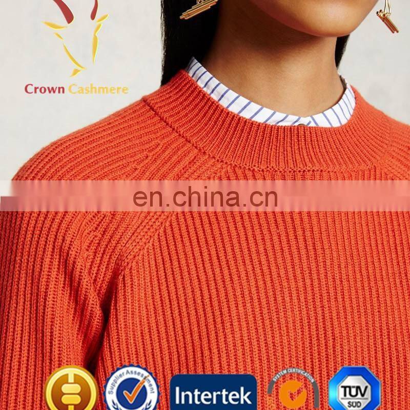 Comfy Womens Knit Pullover Blue Chunky Sweaters