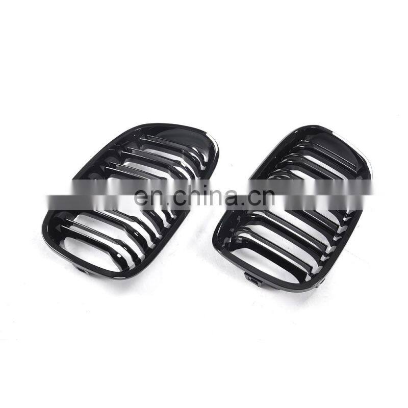 M Style F20 Front Kidney Grill for BMW 118i 120i 125i Hatchback 12-14 Glossy Black