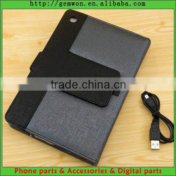 Case with Detachable Wireless Bluetooth V3.0 ABS Hard Key Keyboard for iPad mini