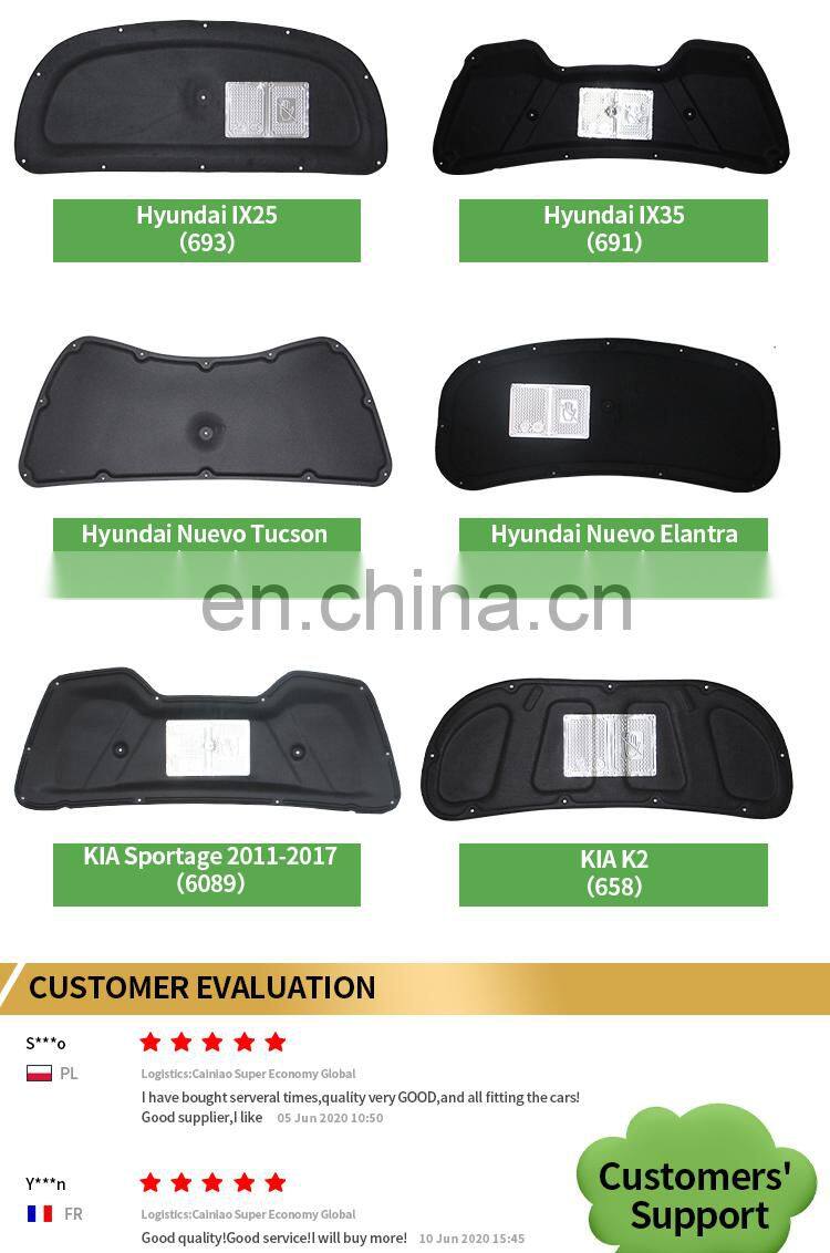 OEM quality  Fireproof  engine hood bonnet for Hyundai IX35