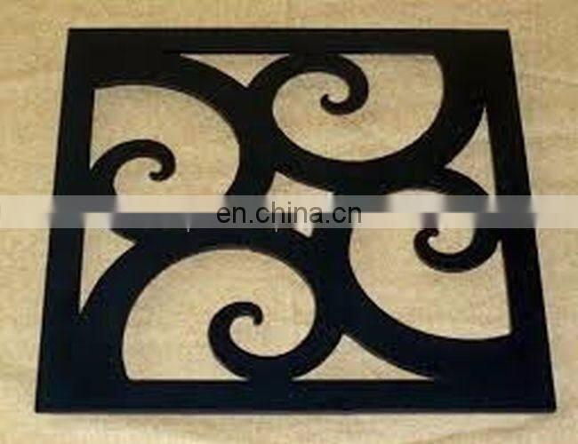 square shape silver plated fancy trivet