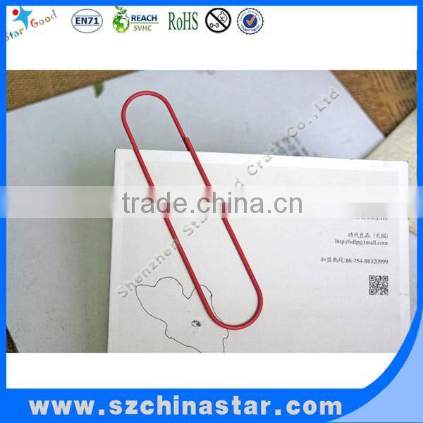 Beautiful design promotional striped paper clips