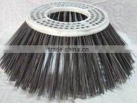 Flat steel wire filament for road sweeper gutter brush