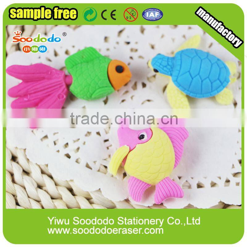novelty products chinese fish shaped erasers