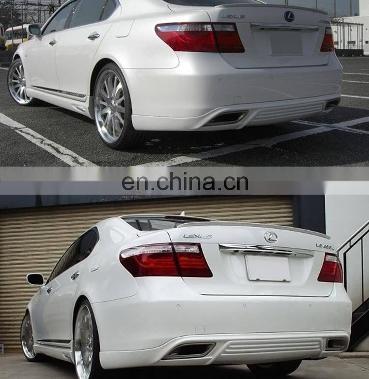 Runde ABS Material Old Lexus Upgrade LS600 Style Body Kit For 2006-2012 Lexus LS460 Front Lip Rear Lip Side Skirt