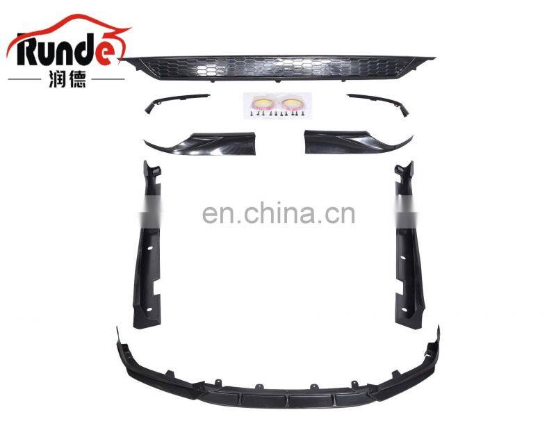 Runde Auto Car Accessories PP Material Body Kit With Front Rear Lip Warp Angle For Honda 10th generation Accord body kit