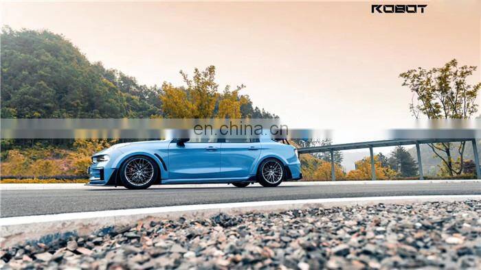 Runde For Lynk & Co 03 Upgrade Robot Style Newest Body Kit Front Lip Rear Diffuser Spoiler Side Skirts Wide Wheel Eyebrows