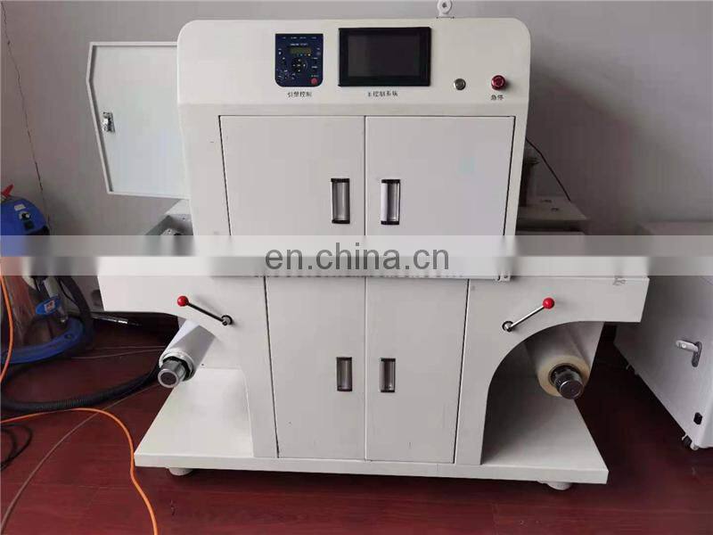 UP320C Roll to Reel self adhesive trademark vinyl label Digital sticker Printing machine equipment