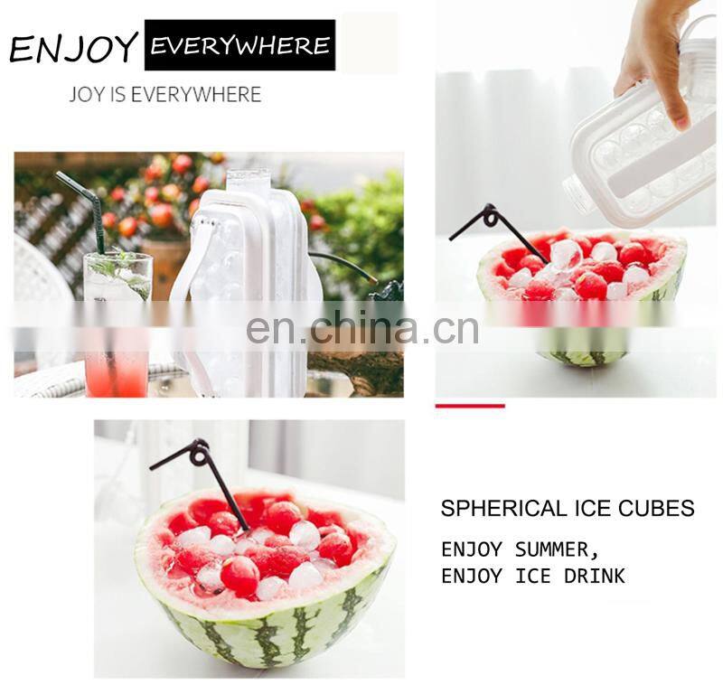 17 grids Ice Ball Kettle Ice Maker Mould with Lid Cube Mold Cubic Makers Container Trays