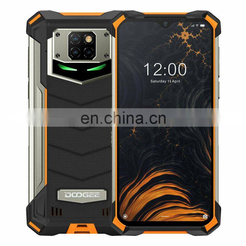 Rugged Cell Phones Smartphones 4G DOOGEE S88 Plus 8GB 128GB NFC Wireless Charge 10000mAh Power Bank Function Mobile Phone