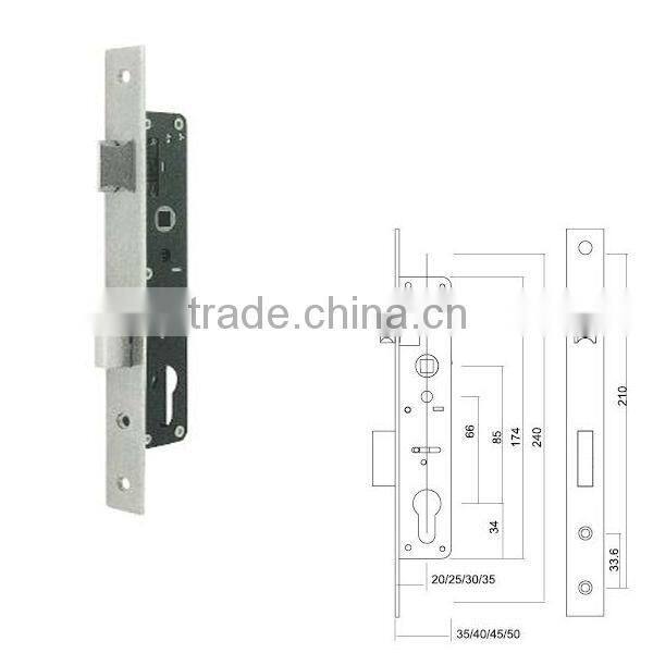 Aluminium Door Anti Theft Lever Lock Mechanism Art.11.520