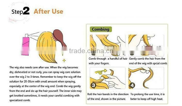 wholesale high quality 80CM long gold wave Lolita women fashion party synthetic hair wig