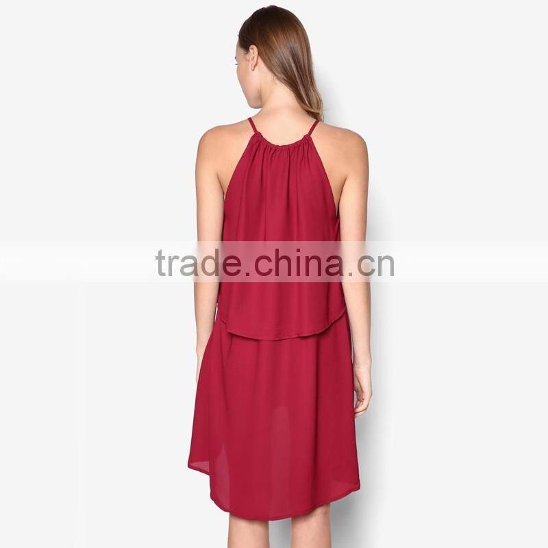 OEM supply women dress 2016 new arrival fashionable sexy dress cotton dress D282