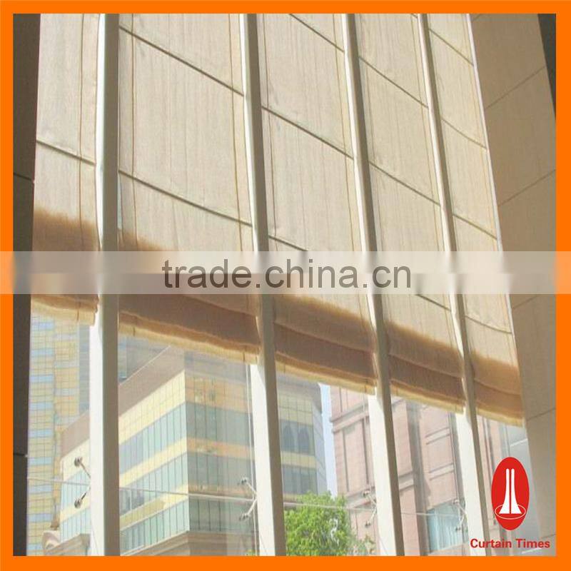 Curtain times rainbow colored roman blinds with string manual operation