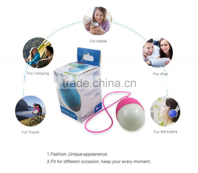 2016 factory sale 3W Mini portable LED wireles bluetooth Speaker