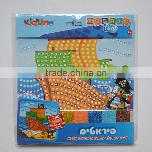 Friendly plane Mosaic DIY EVA sticker