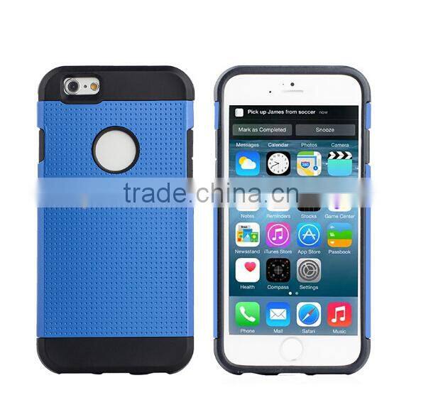 2015 China Factory Newest Colorful Tough Slim Armor Case Shockproof for IPhone6 4.7 case Cover back case